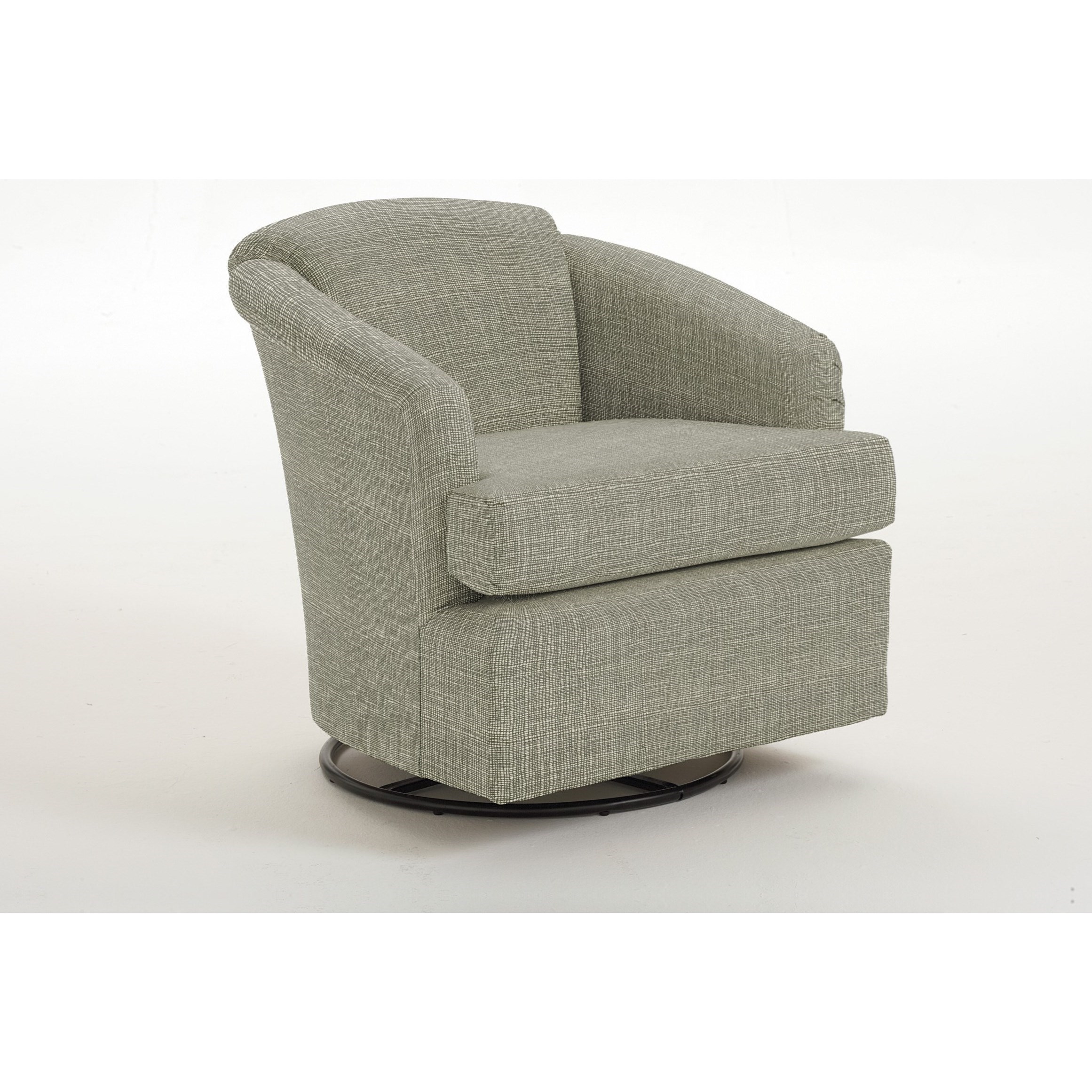 Best Home Furnishings Swivel Barrel Chairs 2567 1 Cass Swivel Barrel Chair Baer s Furniture Upholstered Chairs